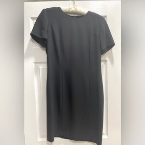 Basic black sheath dress